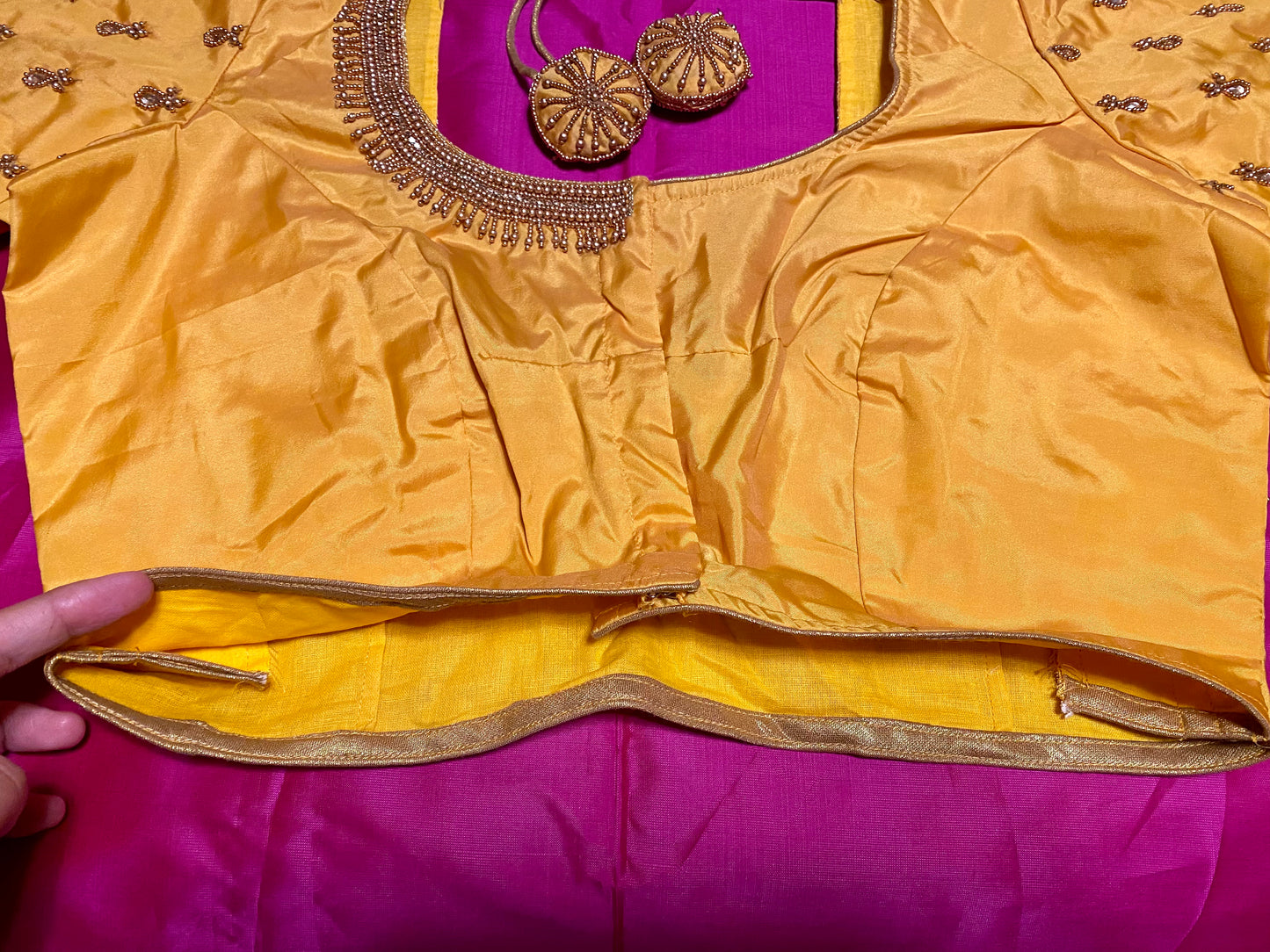 Aari Maggam work blouse |PrincessCut Non-Padded | Fits 38”- 44”