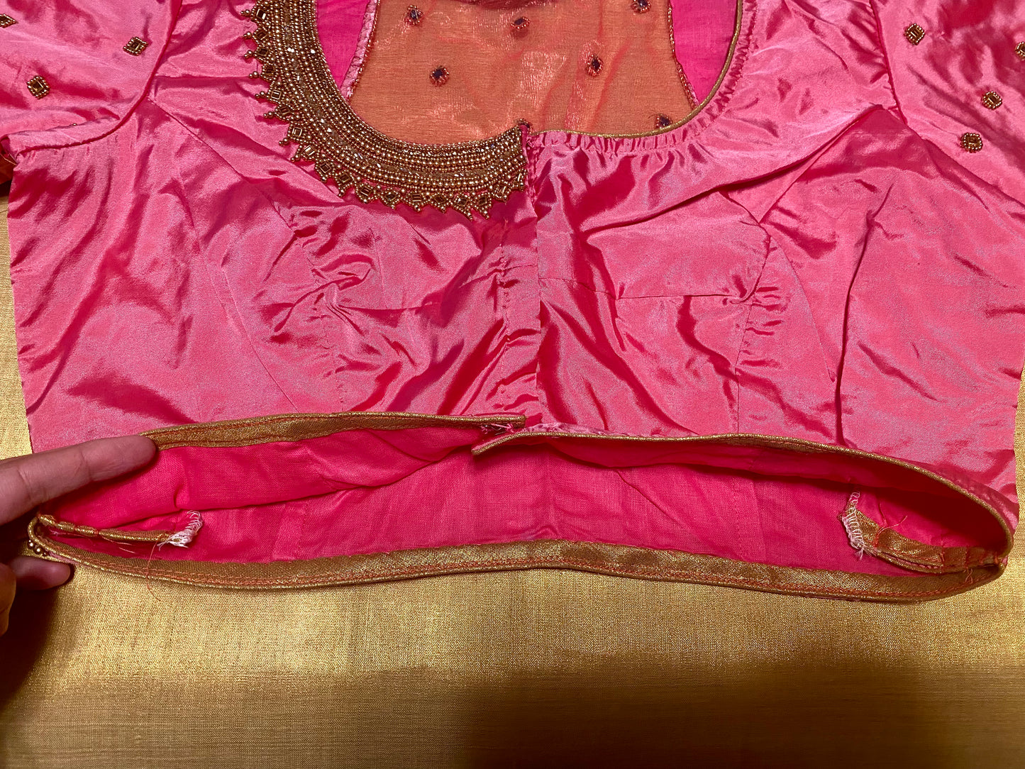 Maggam Aari work blouse |PrincessCut Non-Padded | Fits 38”- 44”