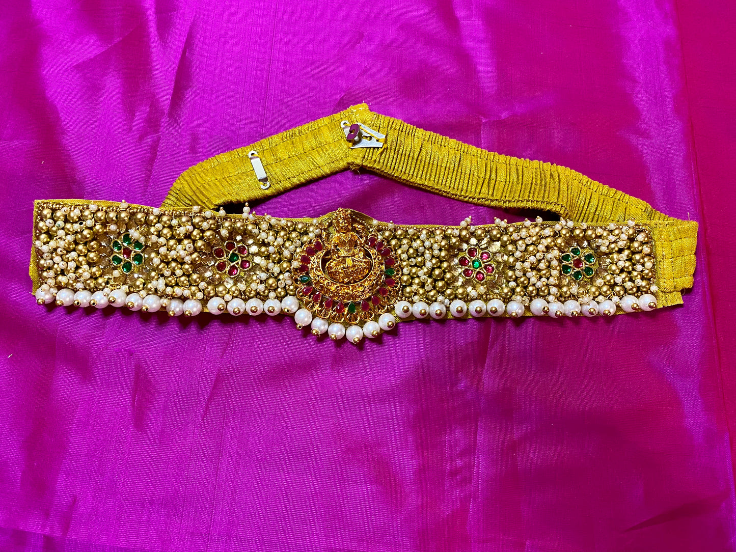 Aari Maggam work Laxmi design Belt | size-24"-36"