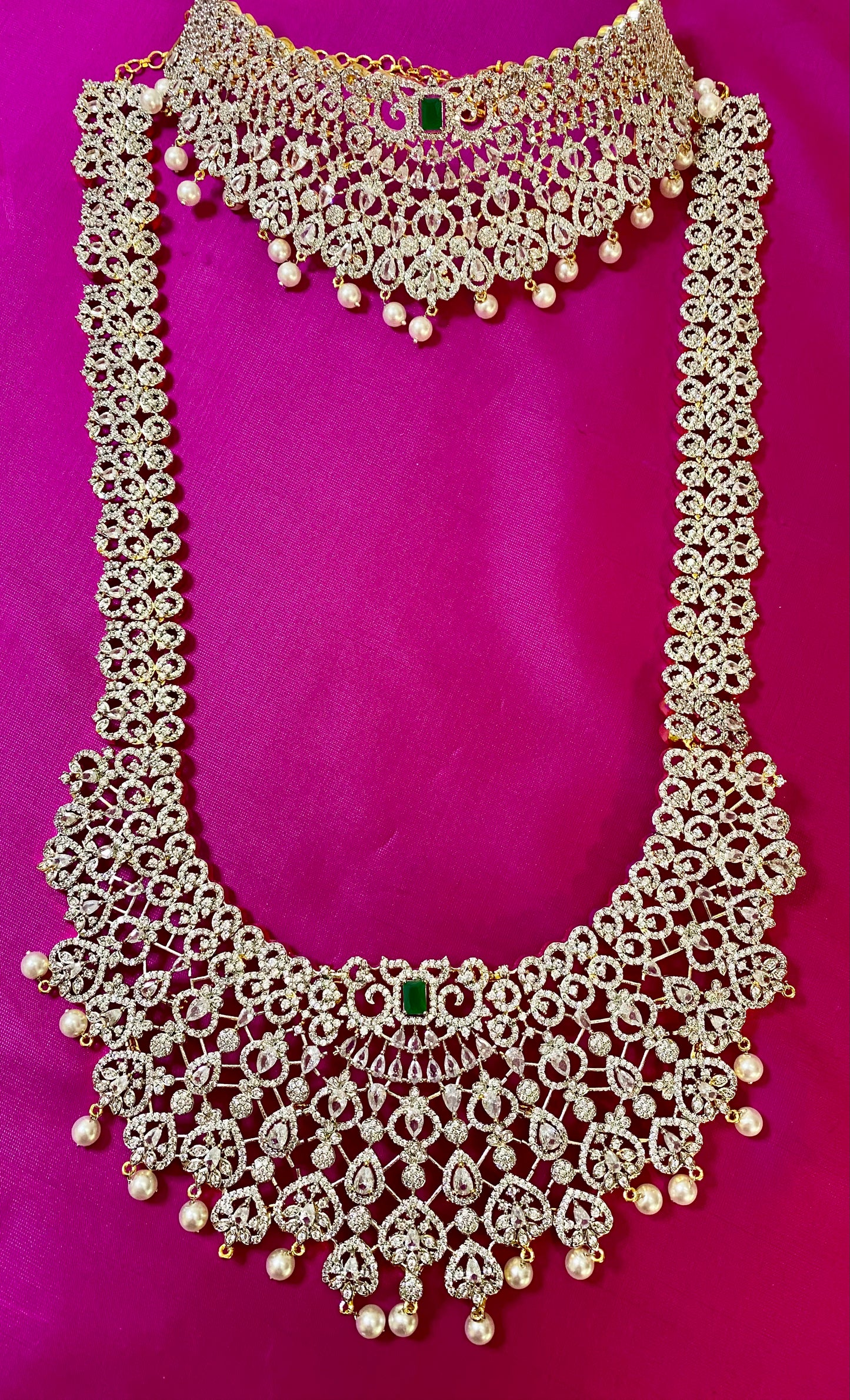 AD Bridal Set| GJ Finish | Broad haaram