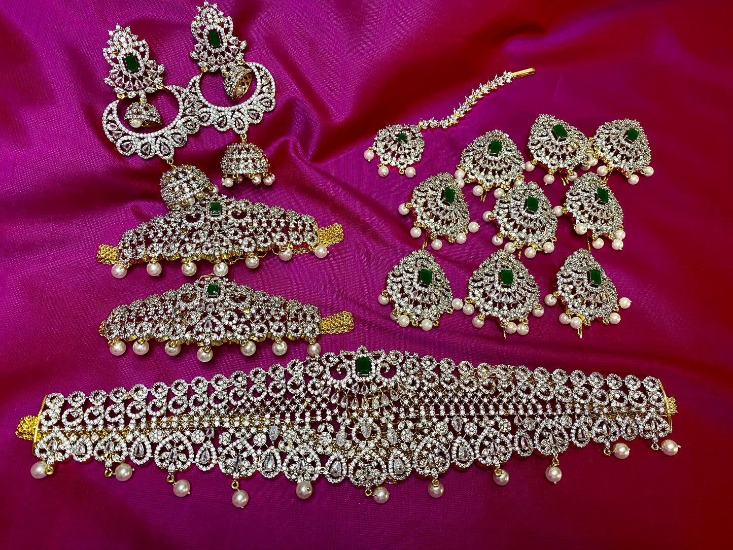 AD Bridal Set| GJ Finish | Broad haaram