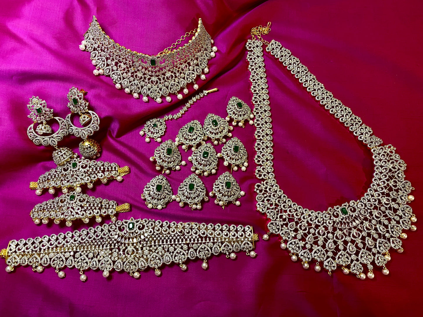 AD Bridal Set| GJ Finish | Broad haaram