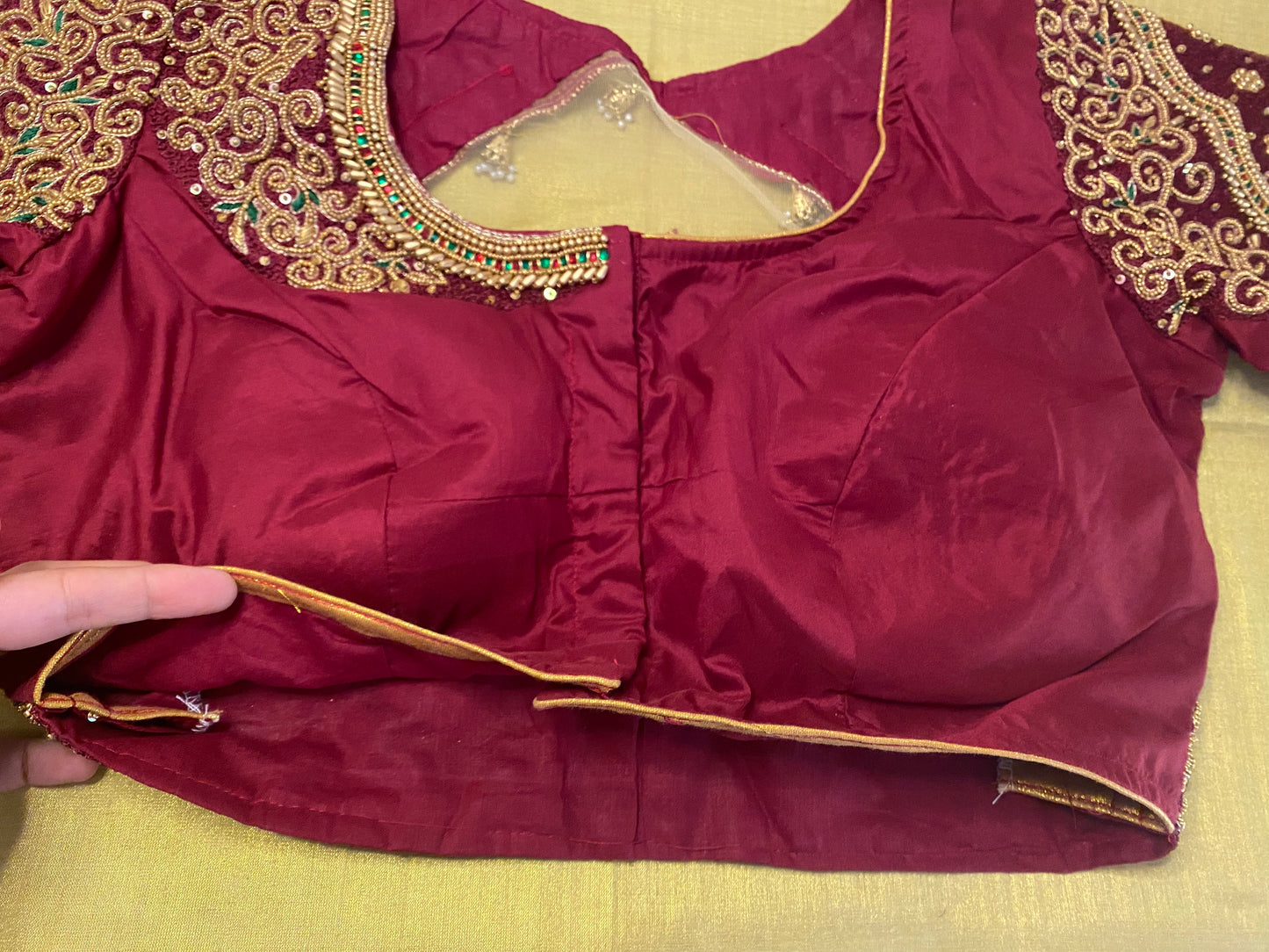 Bridal Doli Design Maggam Aari blouse |PrincessCut Padded 38"-42"