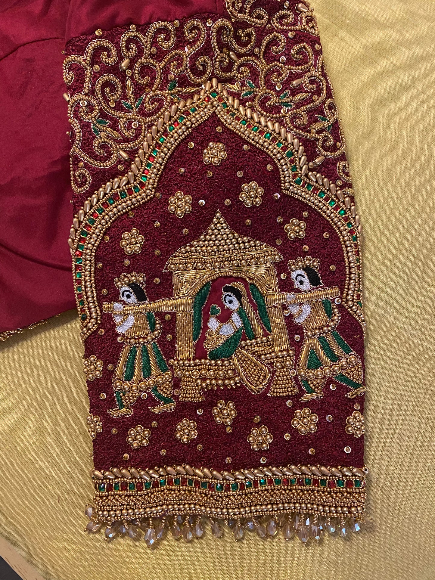 Bridal Doli Design Maggam Aari blouse |PrincessCut Padded 38"-42"