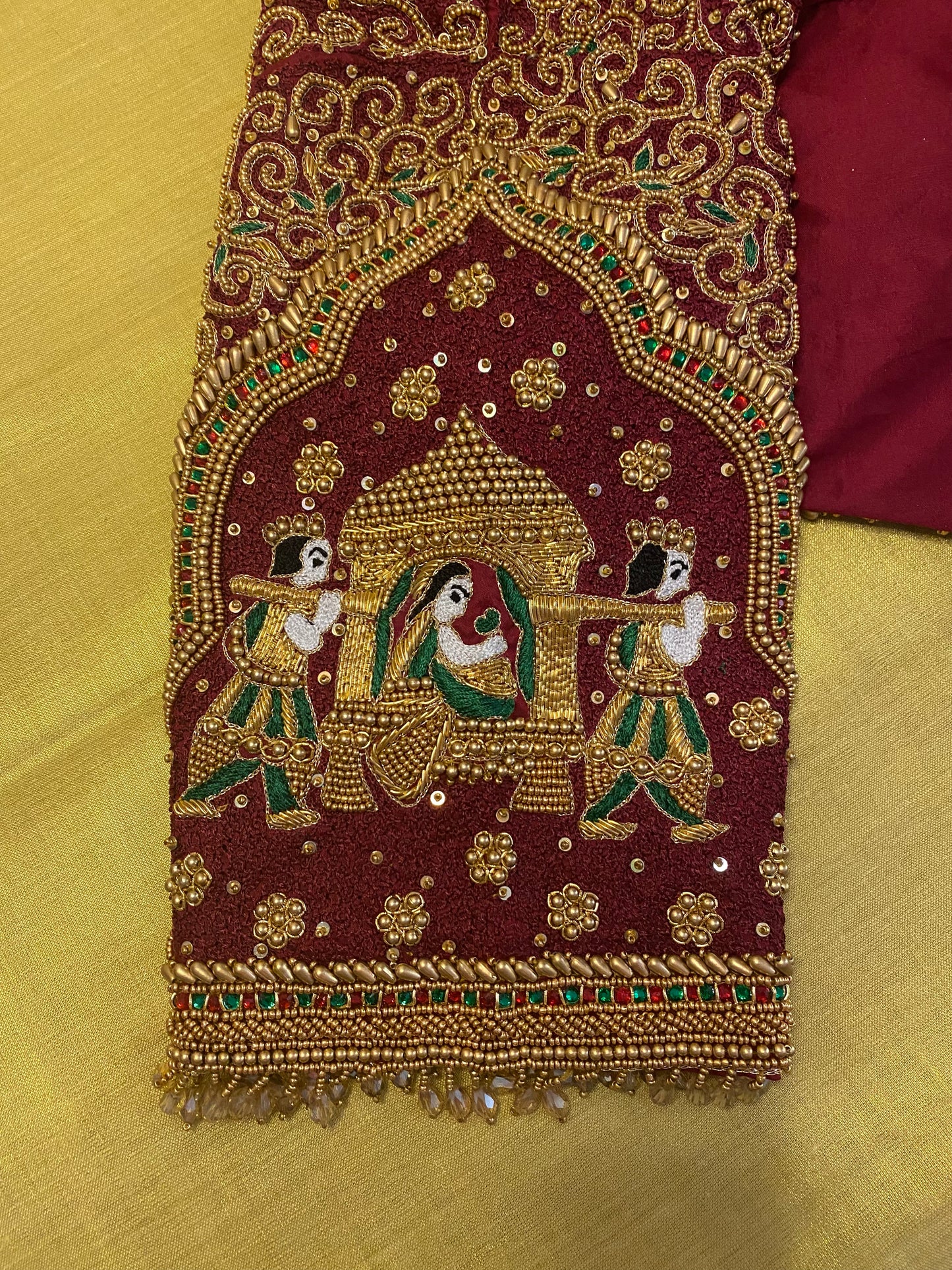Bridal Doli Design Maggam Aari blouse |PrincessCut Padded 38"-42"