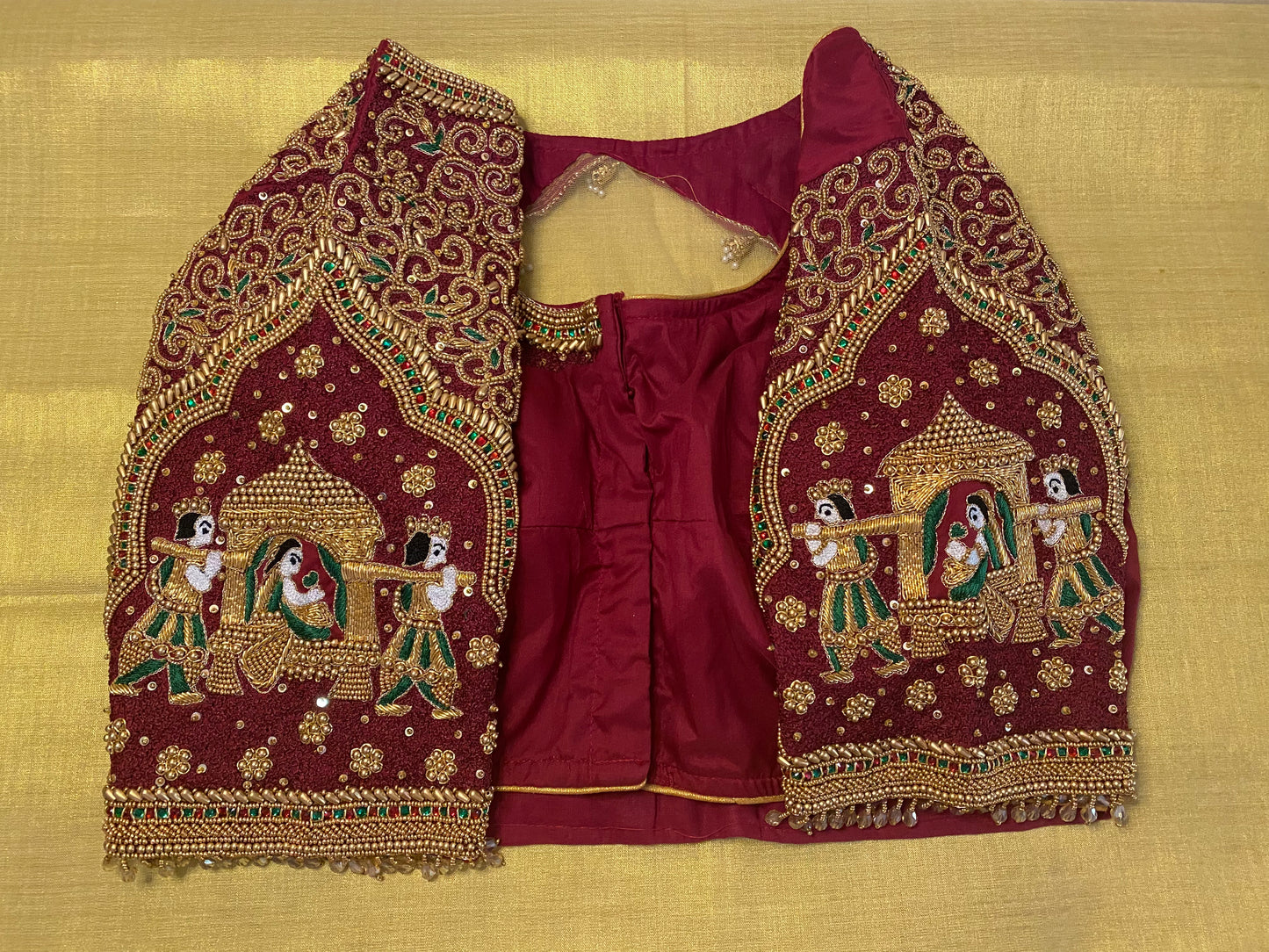 Bridal Doli Design Maggam Aari blouse |PrincessCut Padded 38"-42"