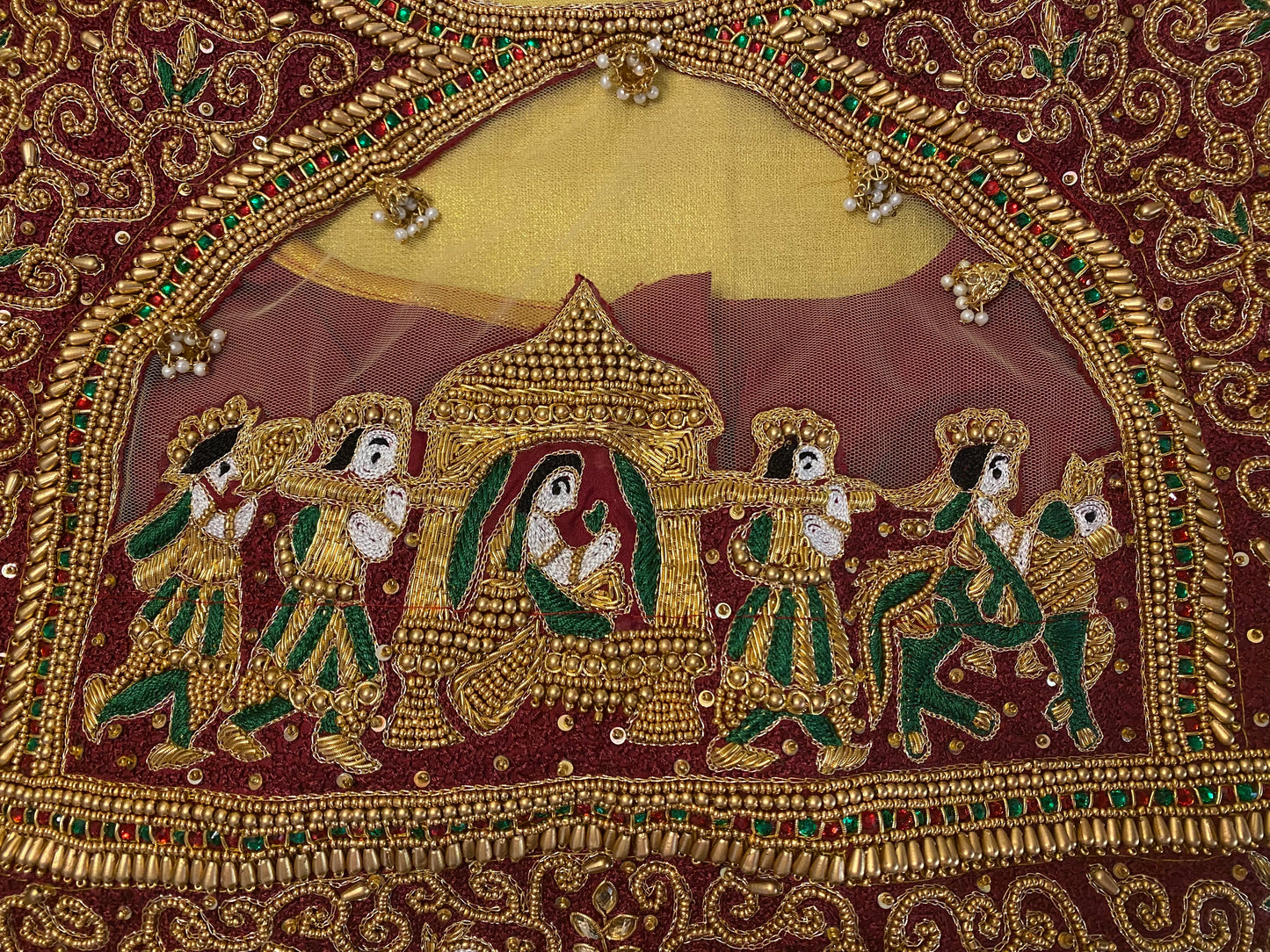 Bridal Doli Design Maggam Aari blouse |PrincessCut Padded 38"-42"