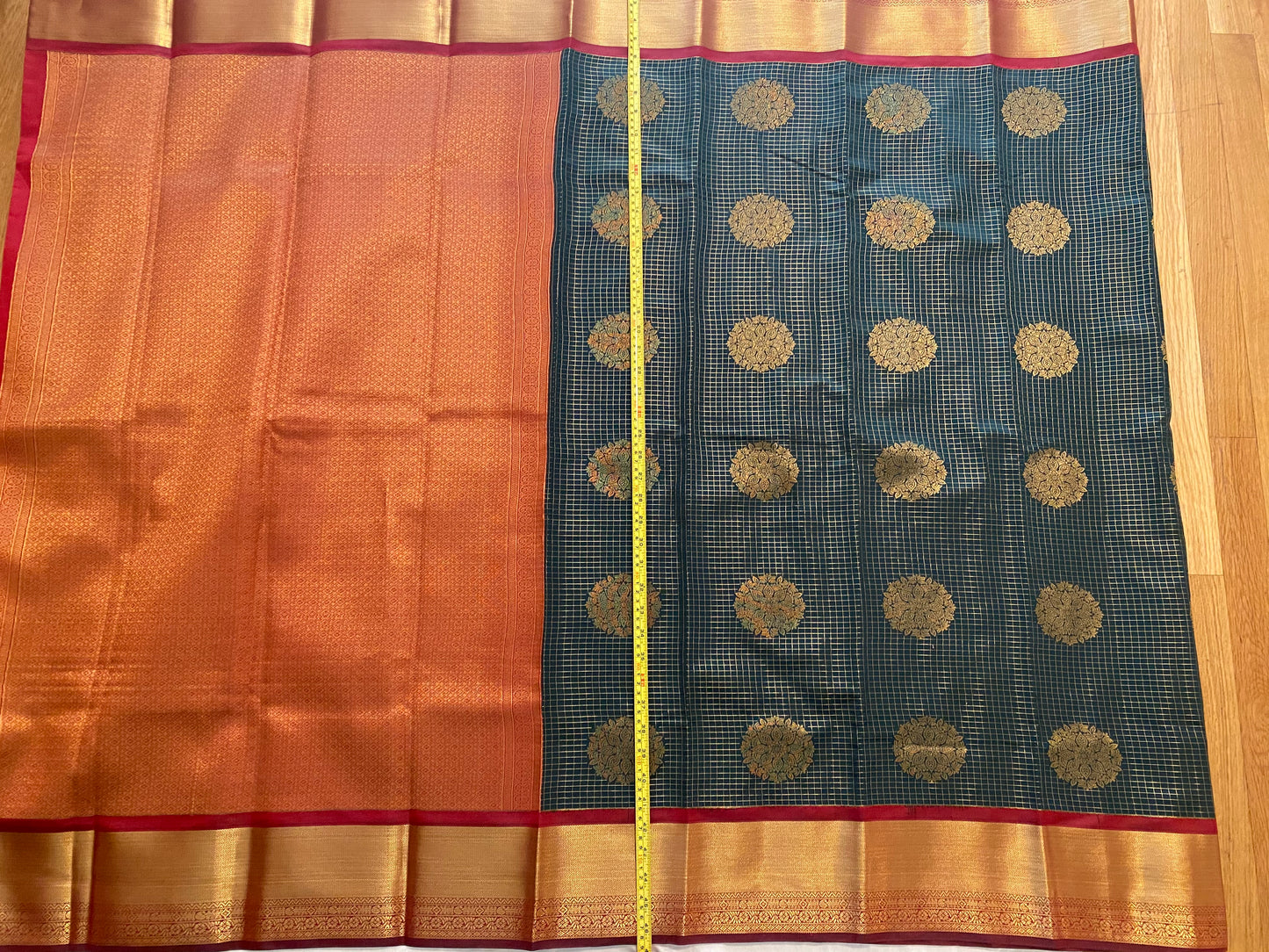 Pattu style Mix Silk Saree with Readymade Maggam Aari blouse|PrincessCut|Fits 36"-42”|Wedding Embroidered Blouse|Saree with stitched blouse Fall Pico