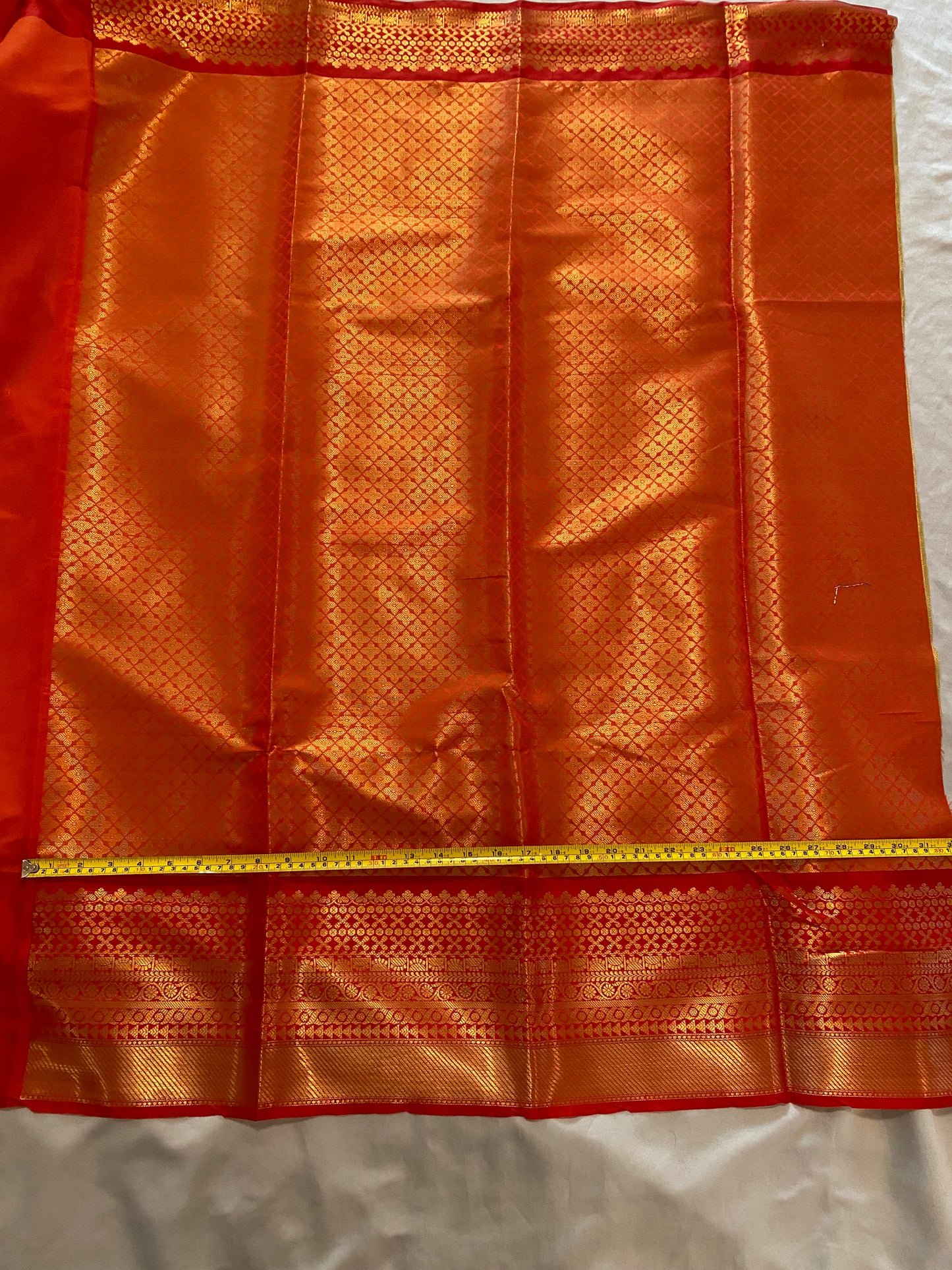 Tissue saree |Kanjivaram style| Saree with stitched Blouse and matching saree blouse|Padded fits bust 38"- 42"
