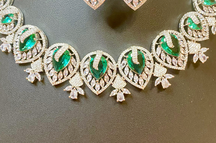 CZ American Diamond Necklace