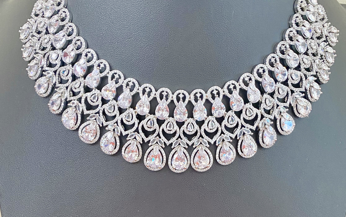 CZ American Diamond Necklace