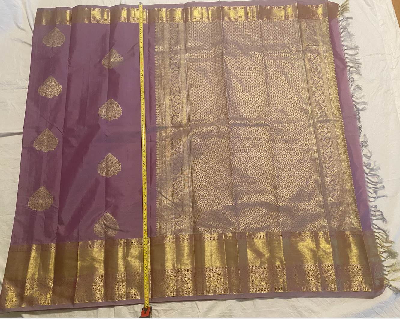 Pattu style Mix Silk Saree with Readymade Maggam Aari blouse|PrincessCut|Fits 36"-42”|Wedding Embroidered Blouse|Saree with stitched blouse Fall Pico done