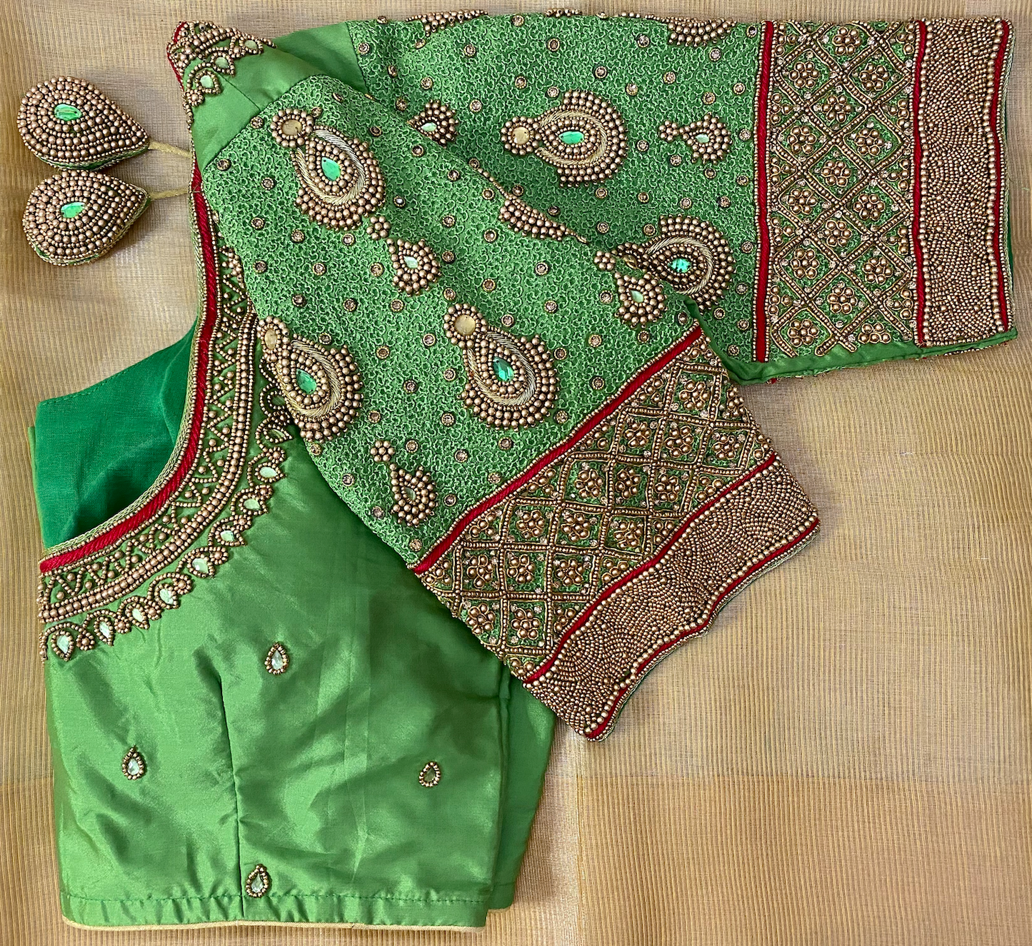 Maggam|Aari work blouse PrincessCut Padded 36”-42”