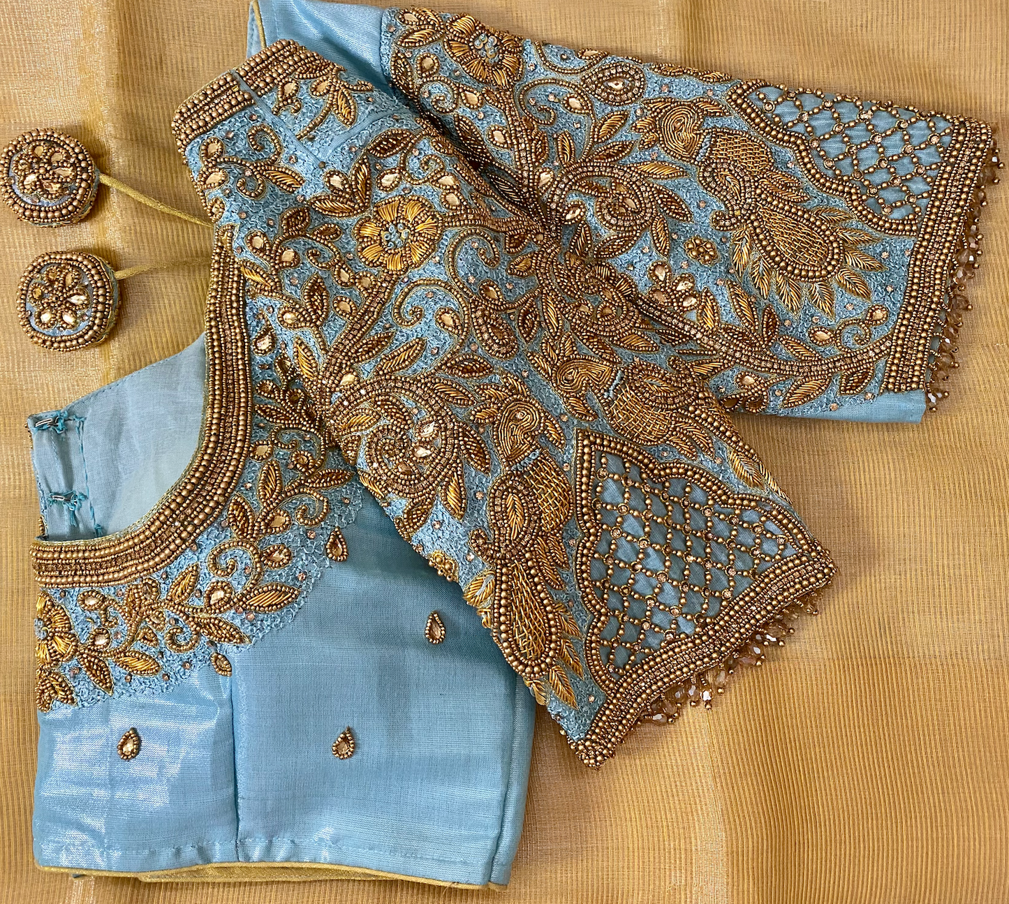 Maggam|Aari work blouse PrincessCut Padded 36”-42”
