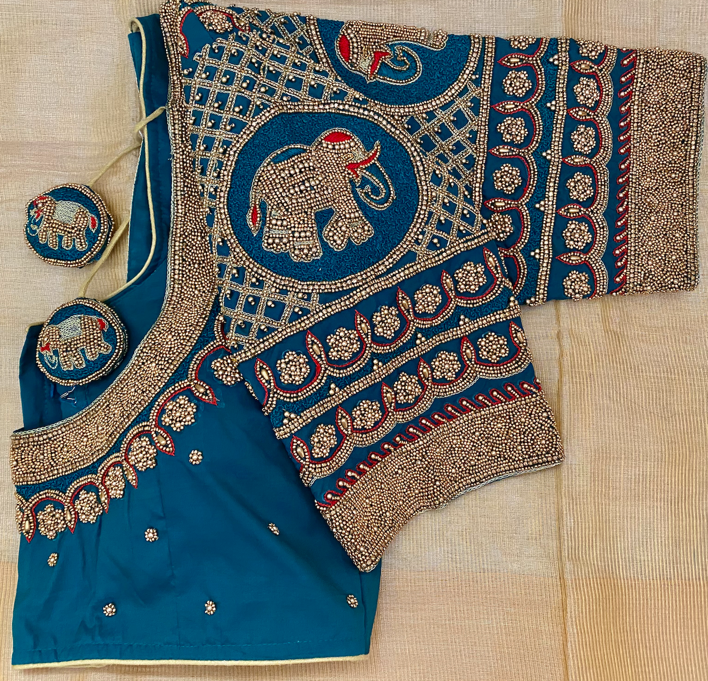 Maggam|Aari work blouse PrincessCut Padded 36”-42”