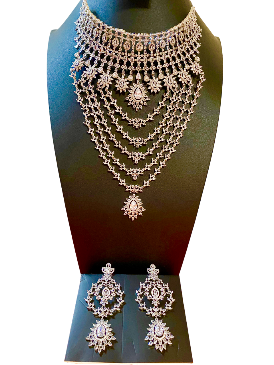 AD Choker with 5 layer Necklace