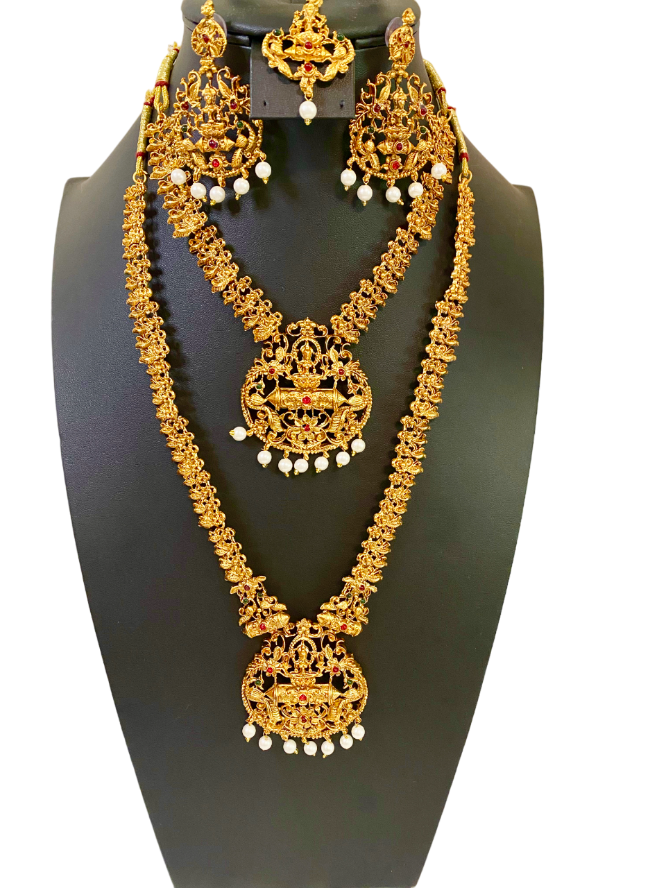 Matte Combo Set| Temple Laxmi design
