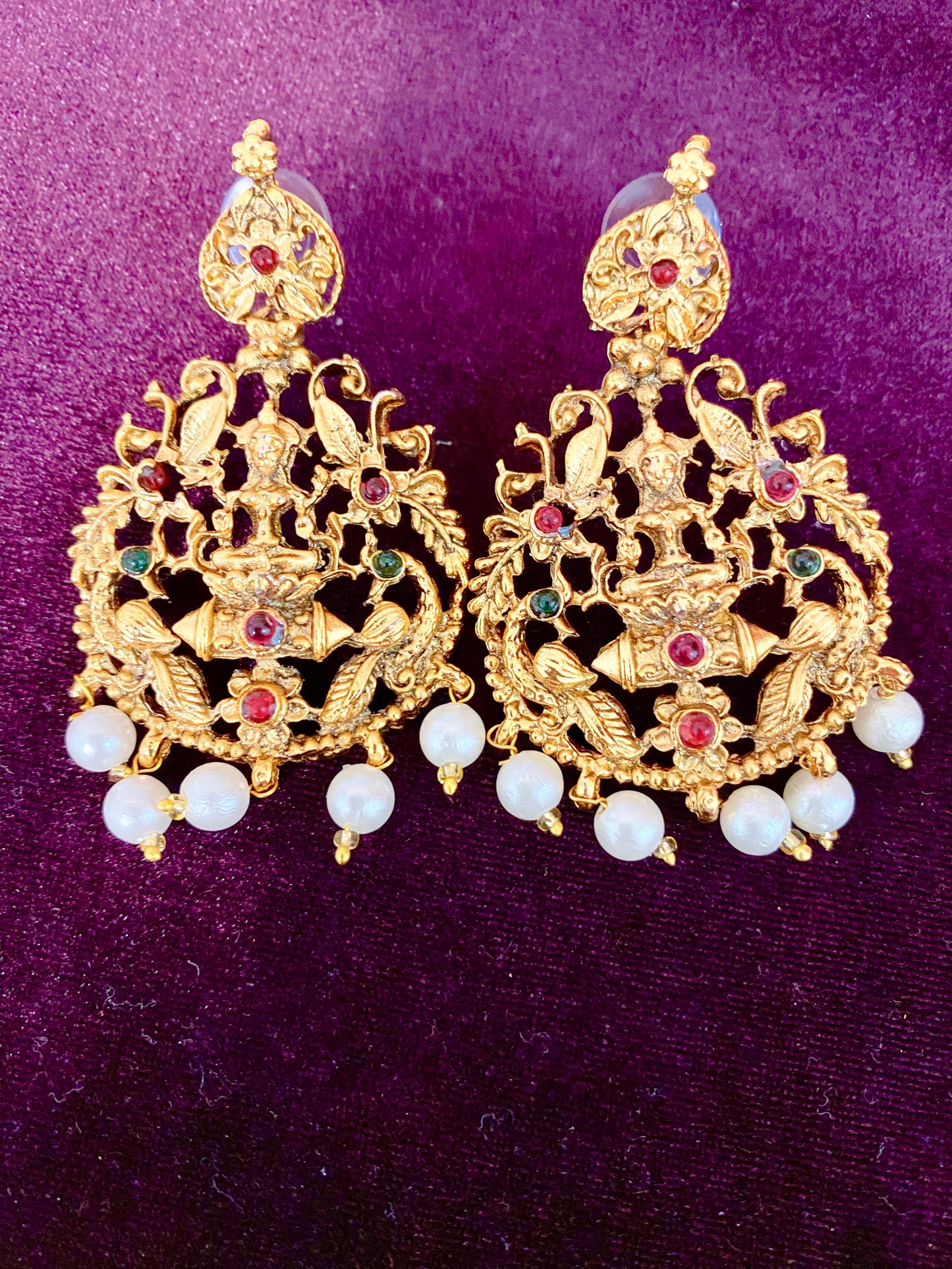 Matte Combo Set| Temple Laxmi design