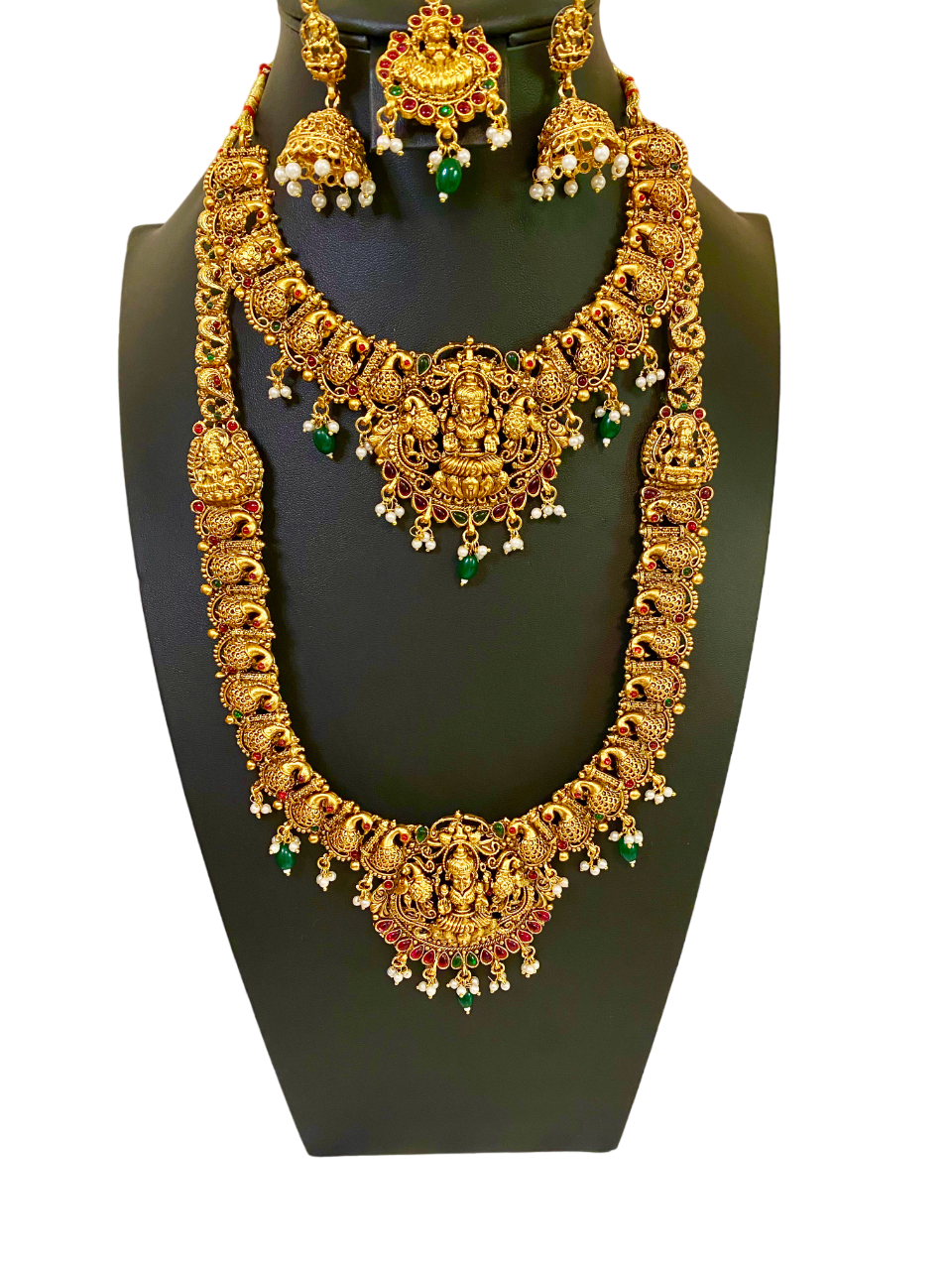 Matte Combo Set |Temple Laxmi design