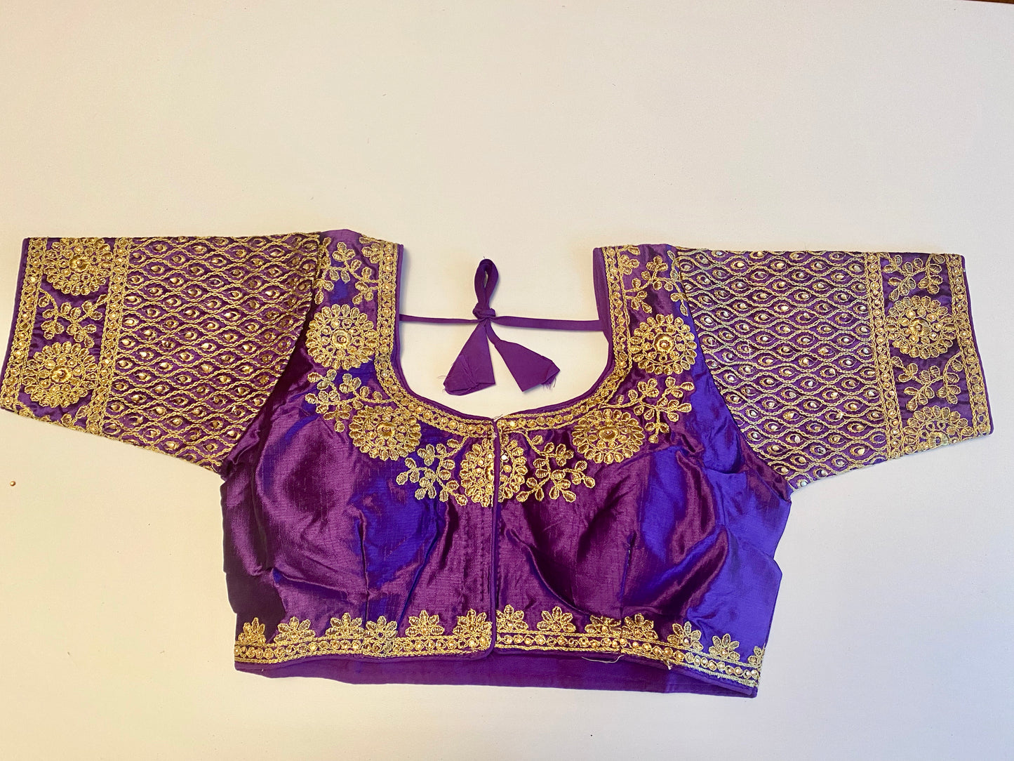 Embroidery Stone Work Padded Blouse