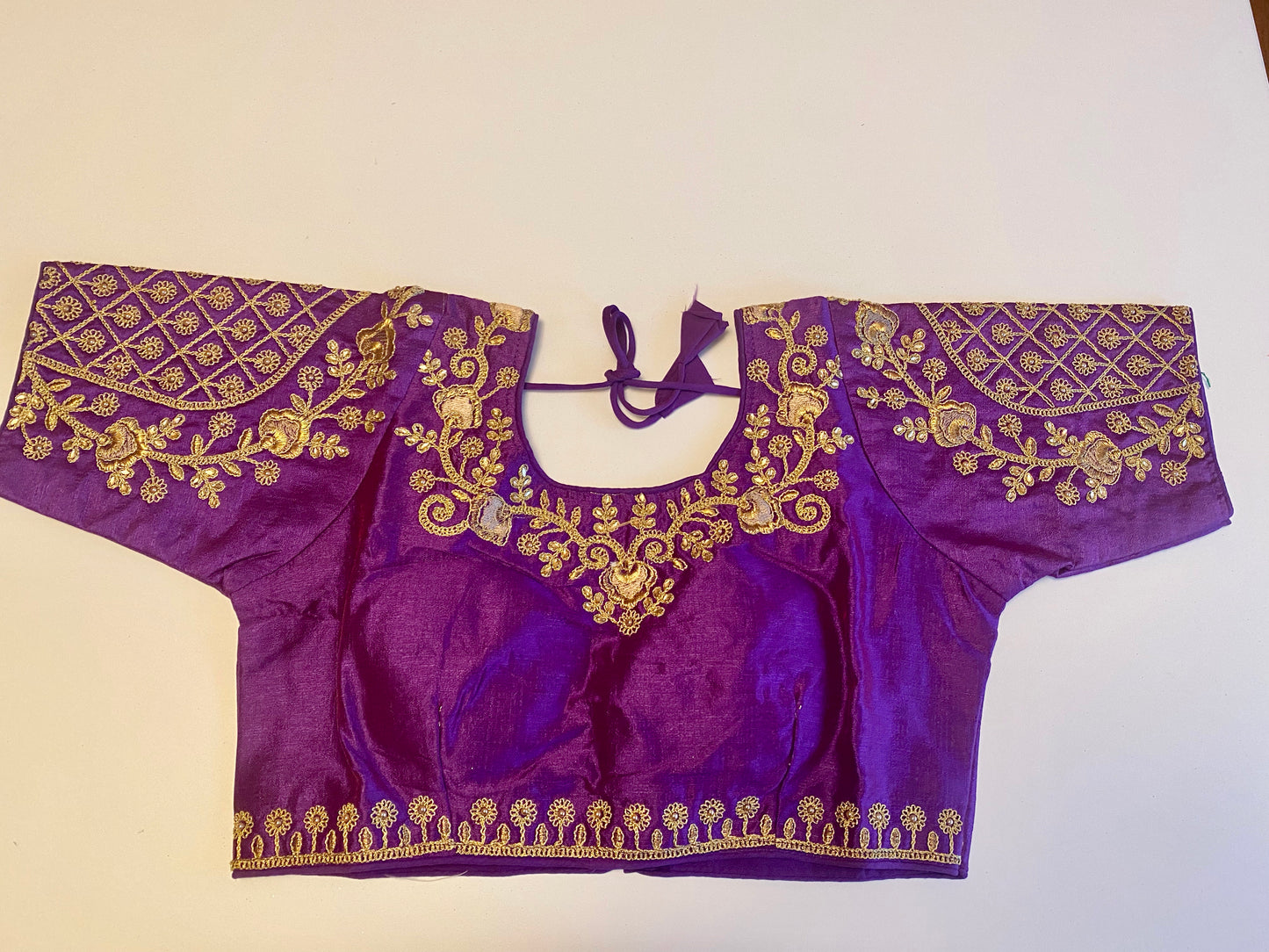 Embroidery Stone Work Padded Ready Blouse
