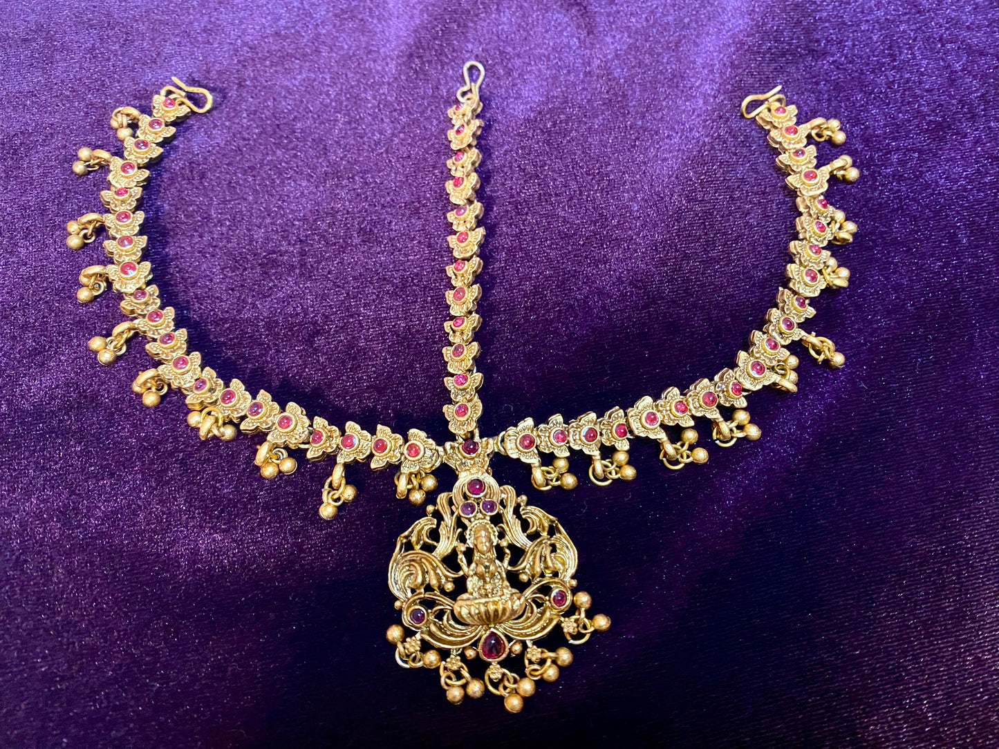Matte Laxmi Ruby Maangtikka|MathaPatti