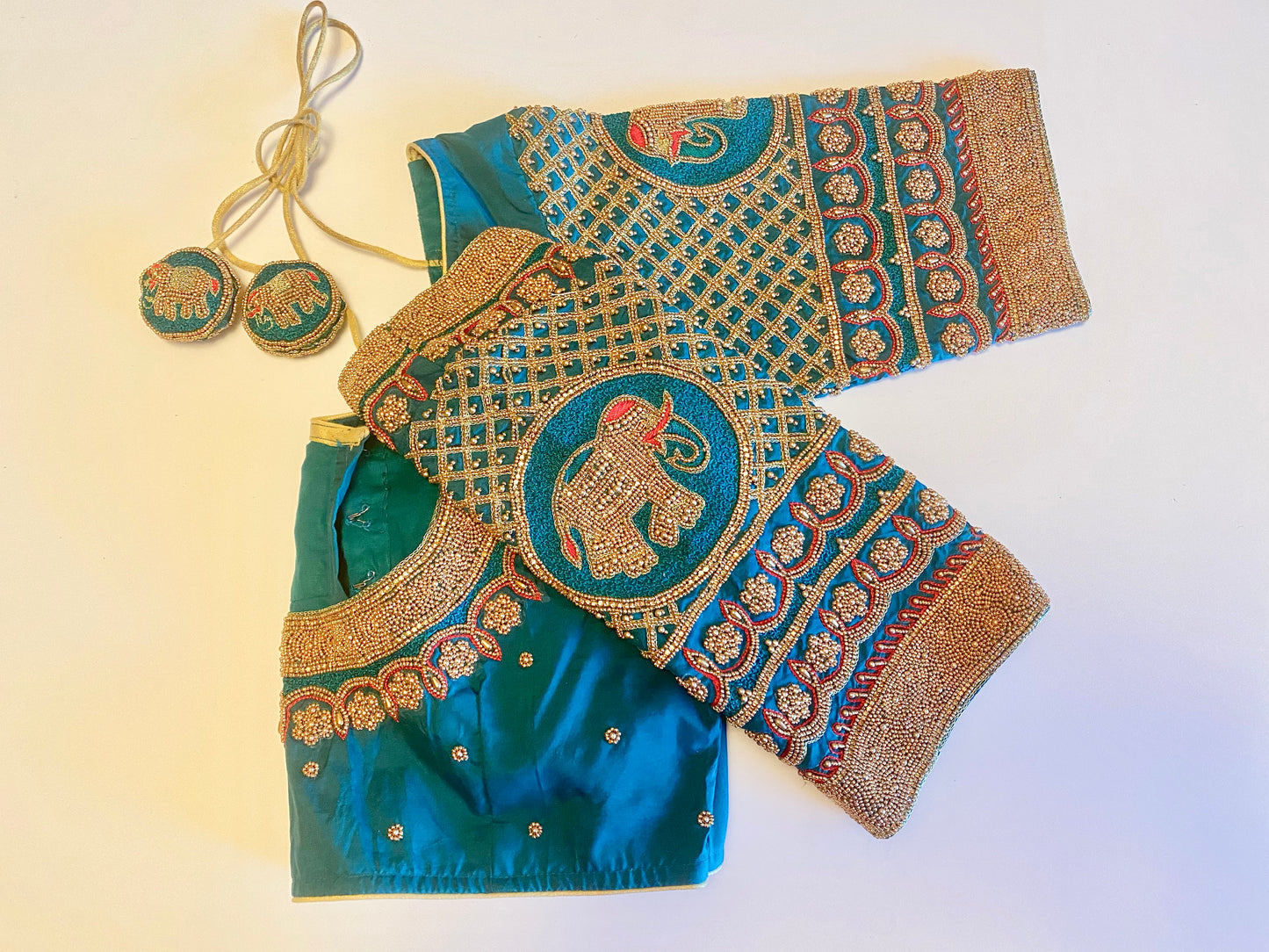 Maggam|Aari work blouse PrincessCut Padded 36”-42”