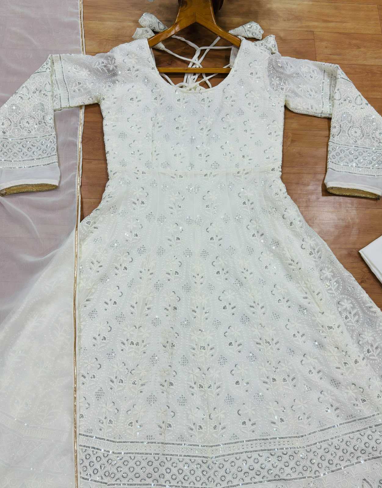 Embroidery Gown