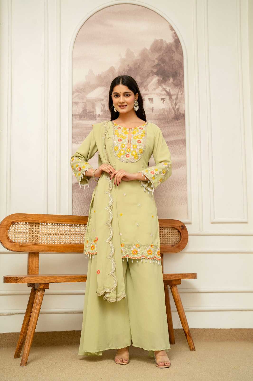 Georgette Designer Kurti 1005
