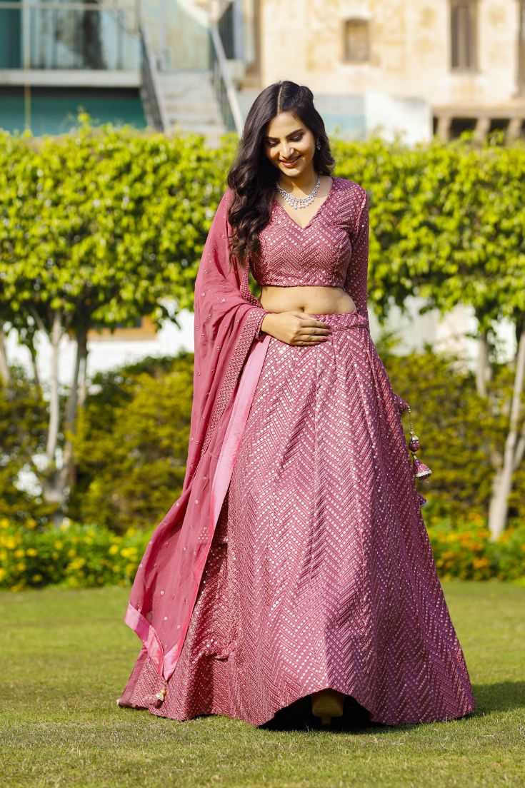 Faux Georgette Designer Lehenga 352