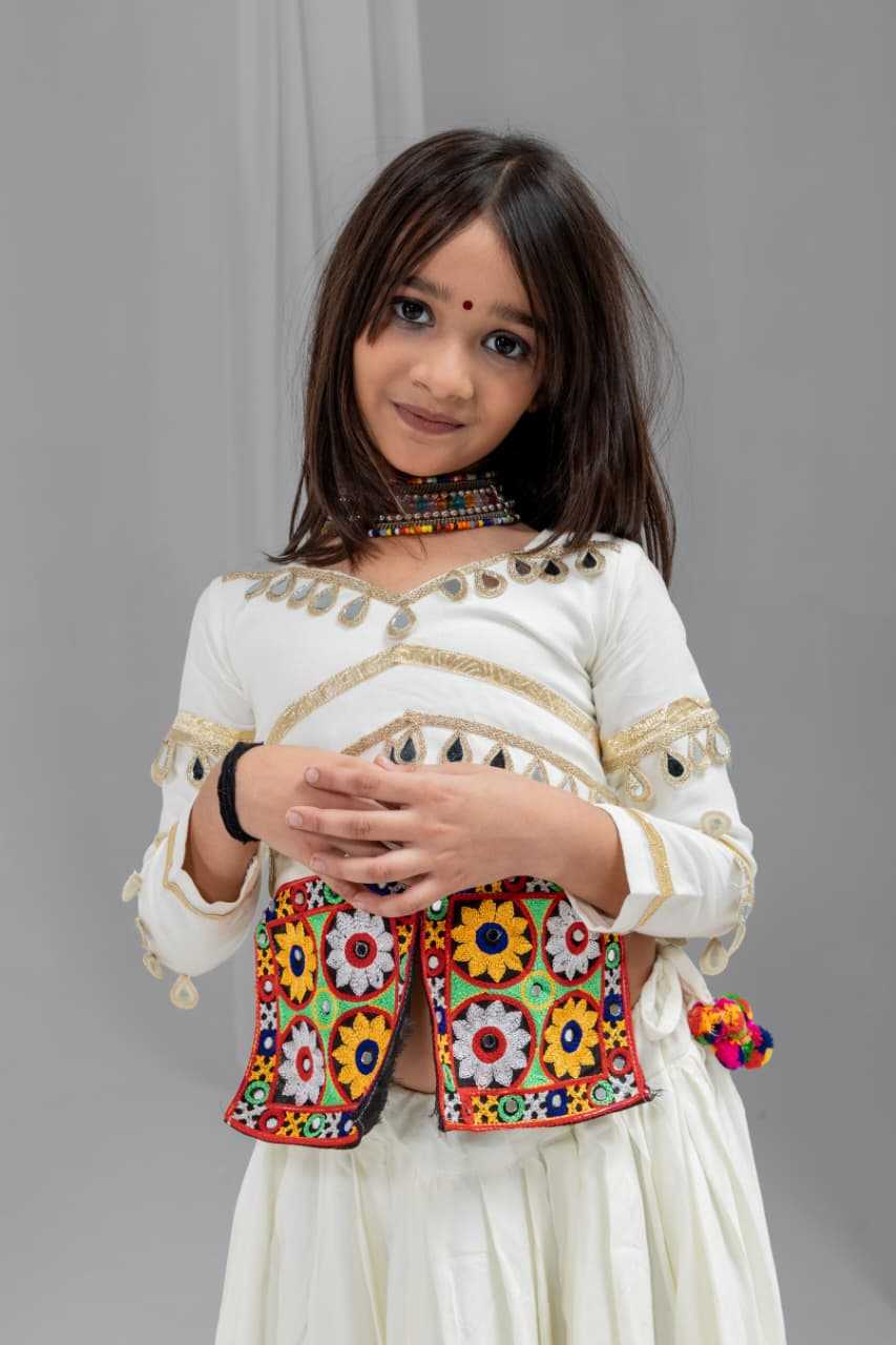 Jamkudi Reyon Cotton Kids Lehenga