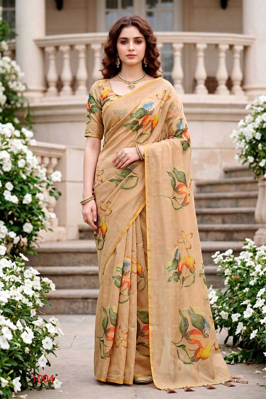 Cotton Party Wear Saree