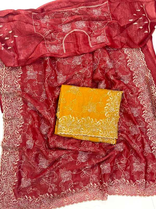 Crunchi Embroidered Saree
