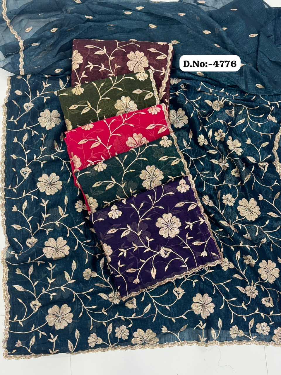 Crunchi Embroidered Saree