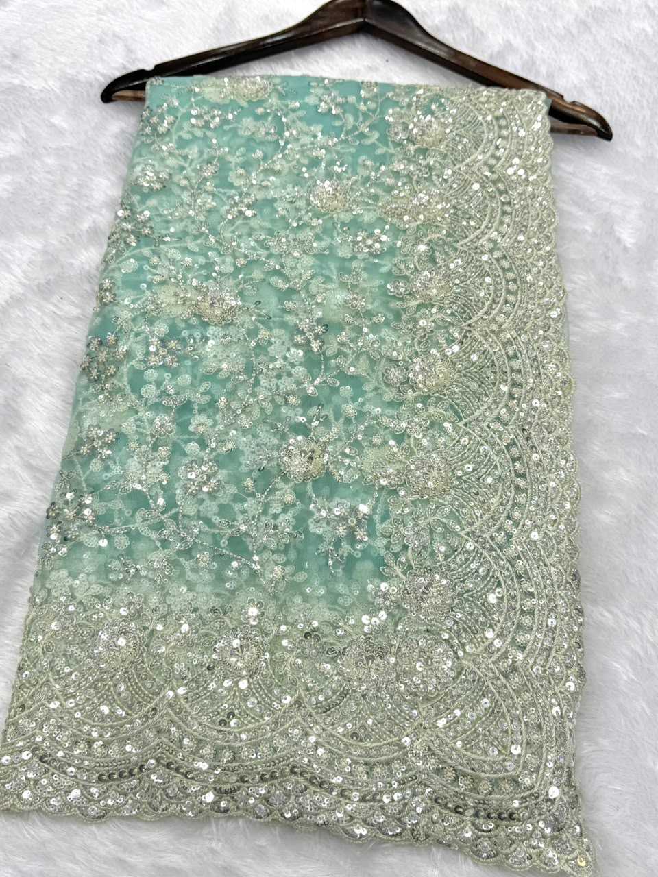 Butterfly Net Party Wear Saree