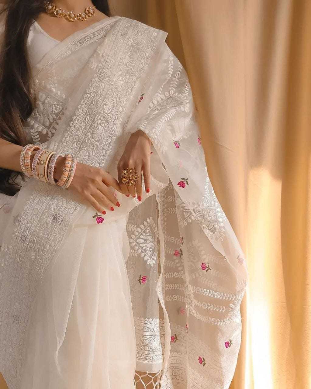Organza Fancy Saree