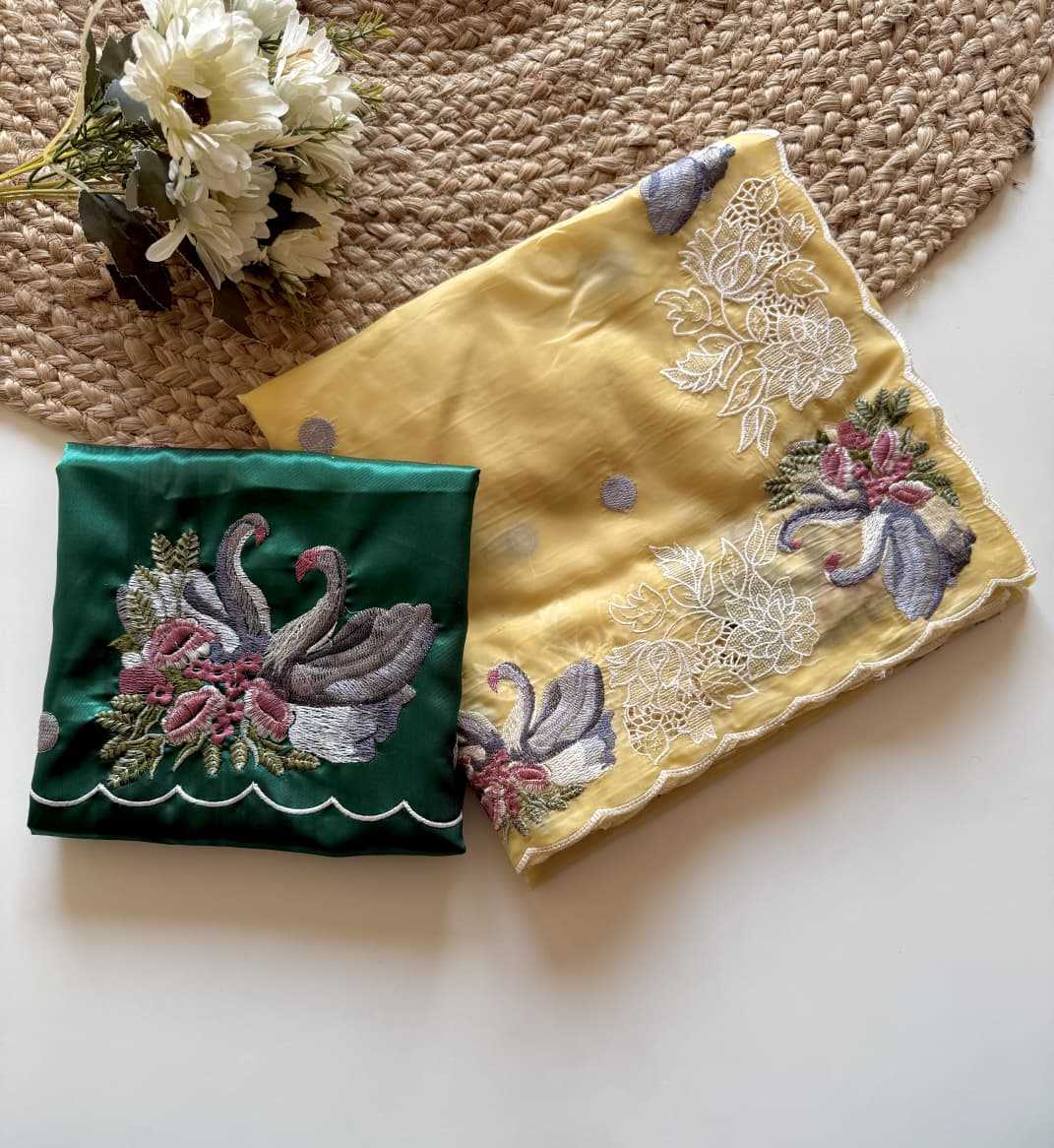 Embroidered Saree