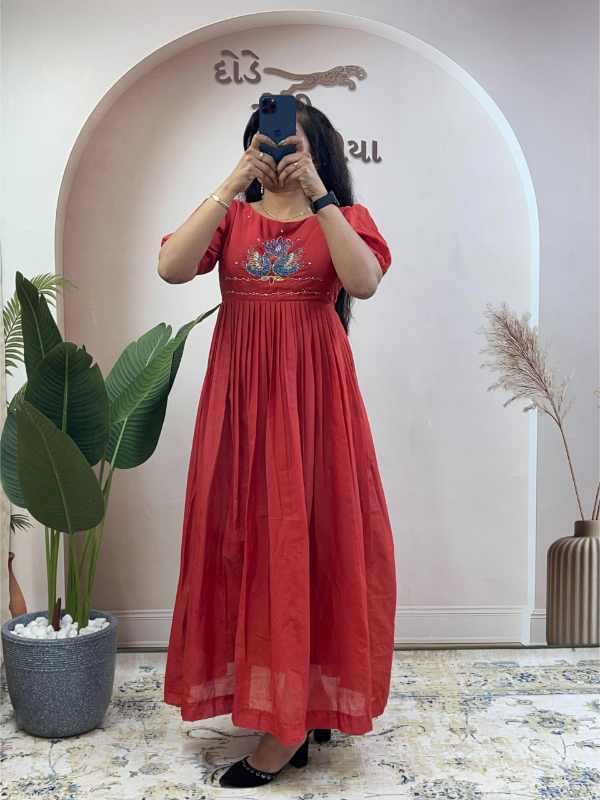 Pure Cotton Party Wear Kurti