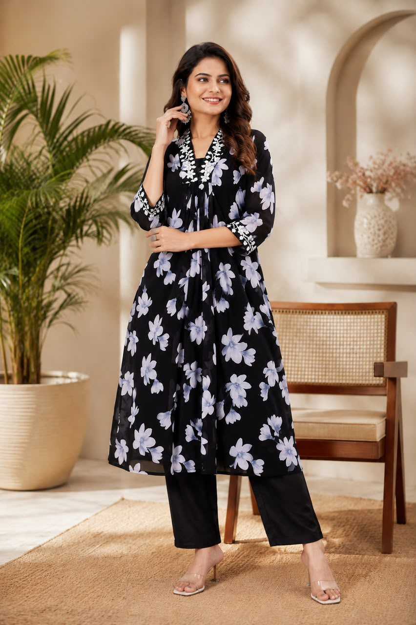 Astar Faux Georgette Designer Kurti