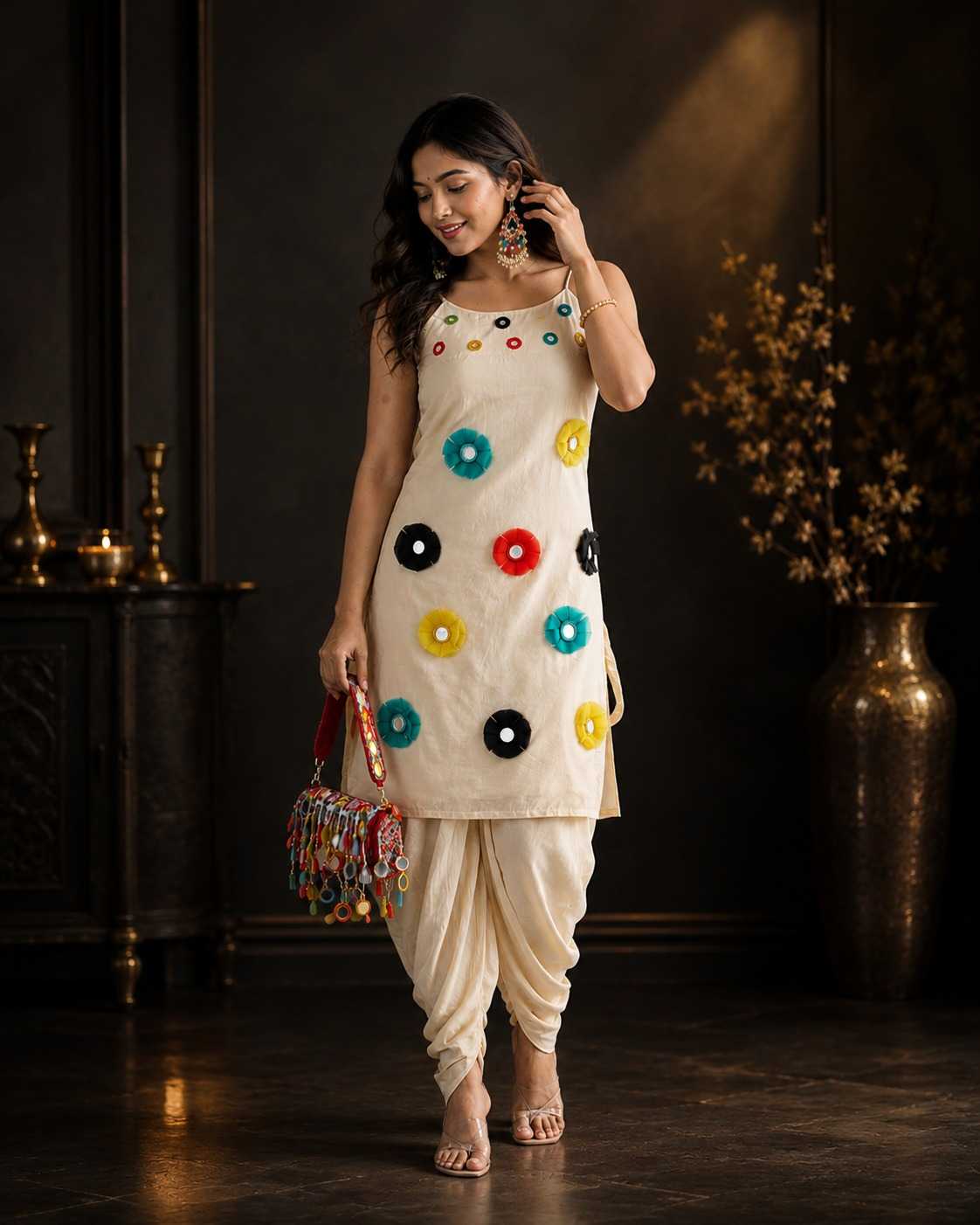 Each Cotton Party Wear Kurti