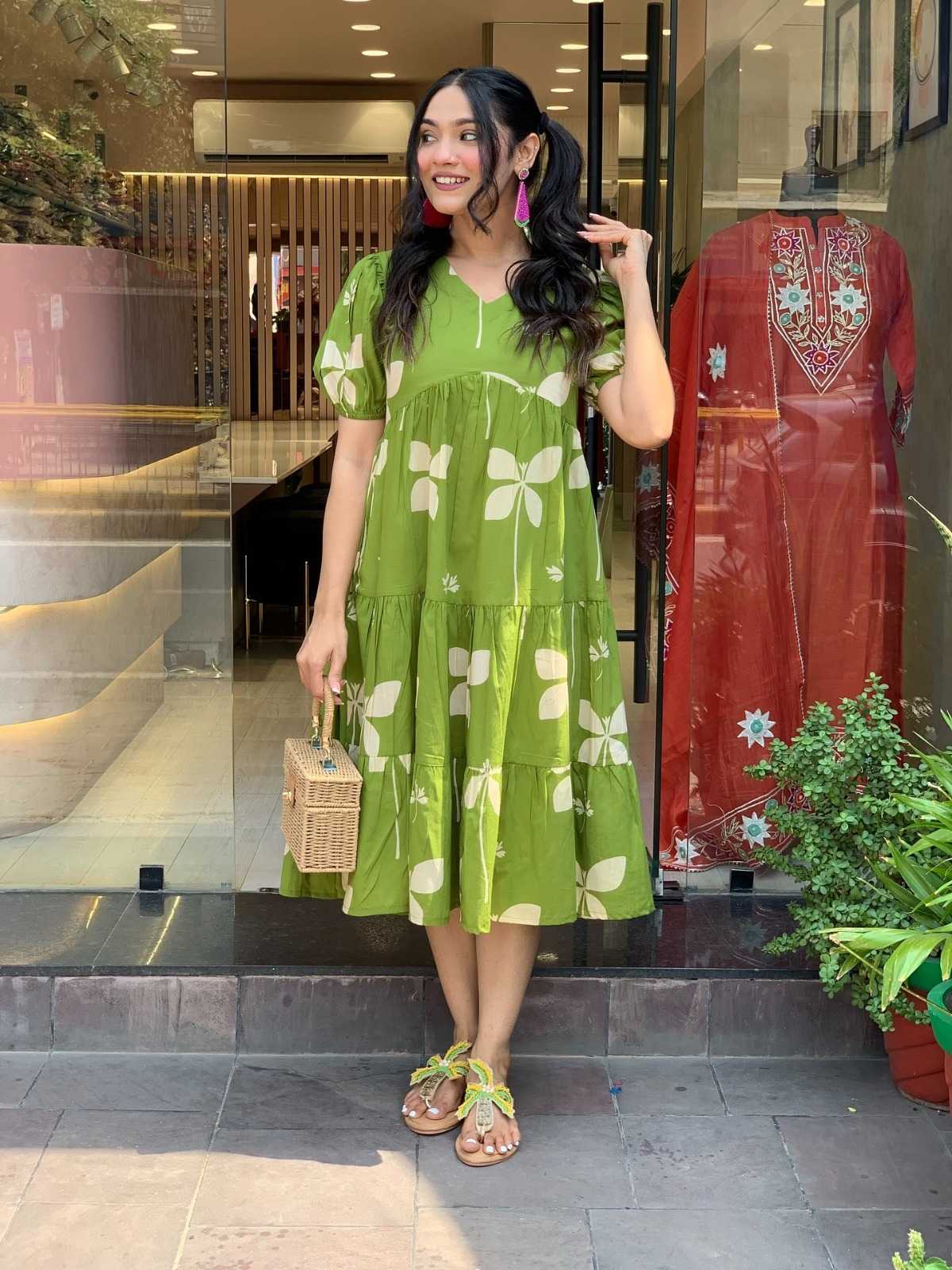 Rayon Designer Dress
