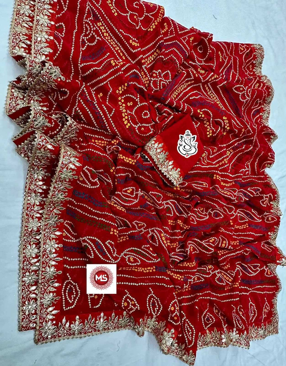 Amrithavi Georgette Printed Saree