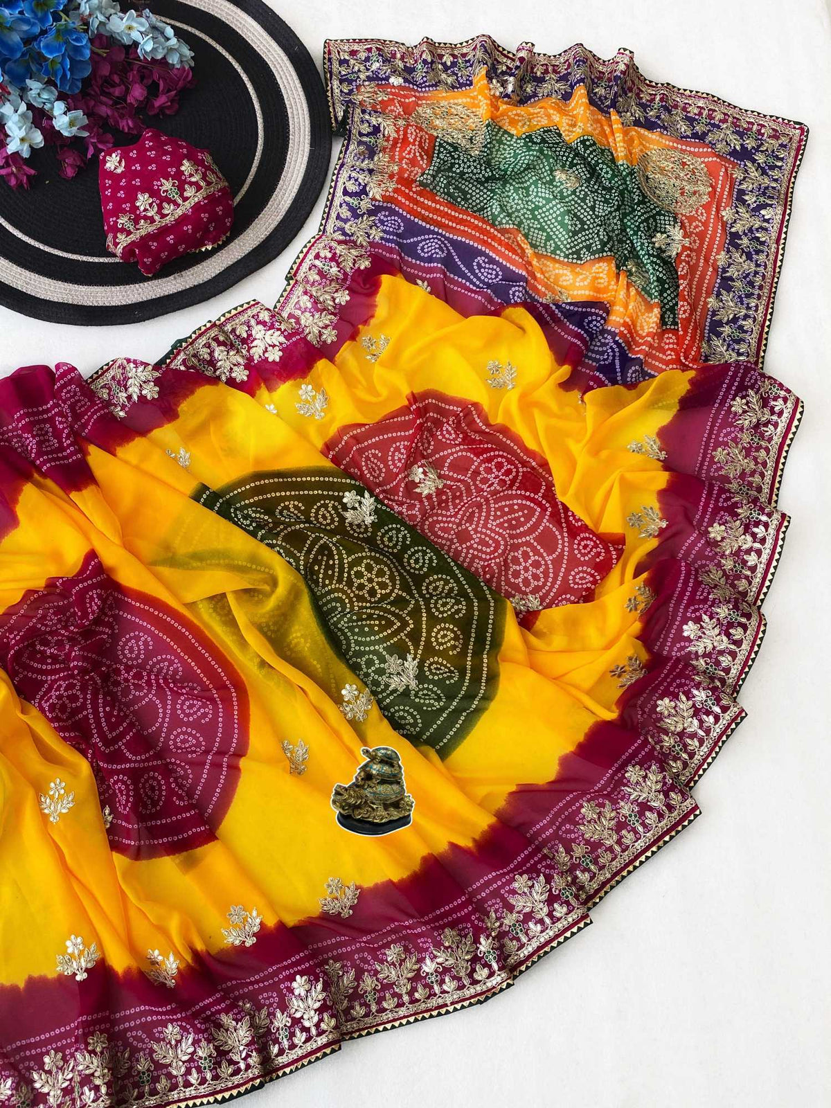 Atmashree Georgette Fancy Saree