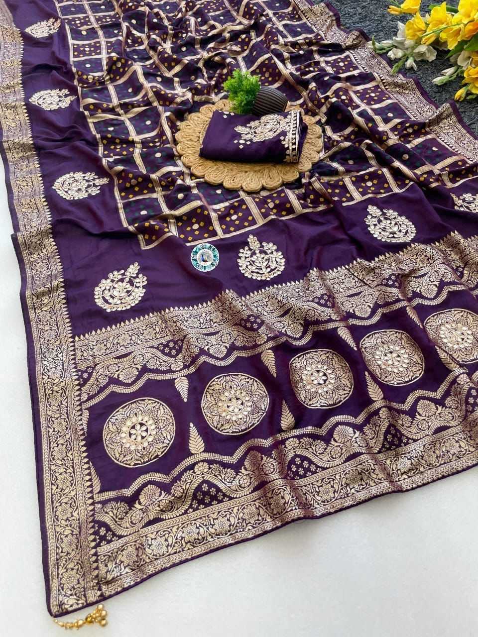 Avantika Viscose Gota Patti Saree
