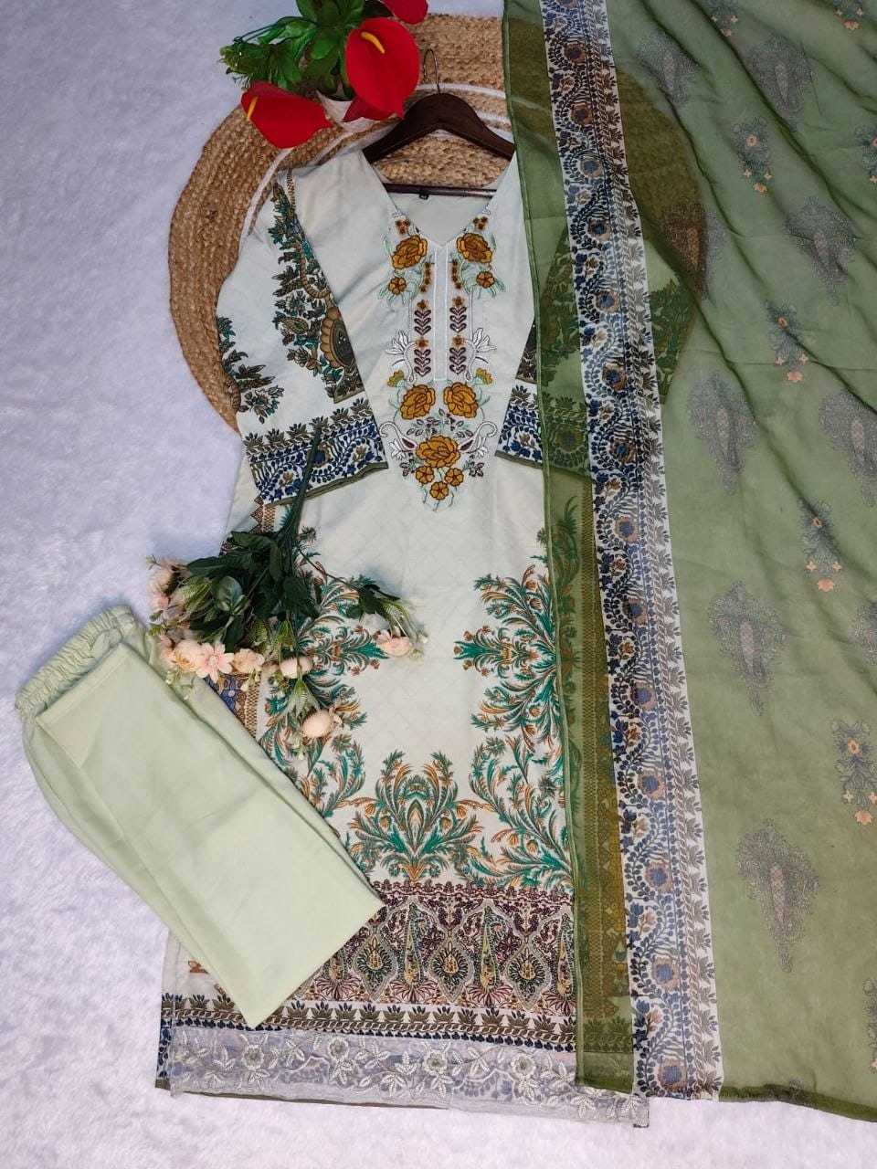 Cotton Printed Suit