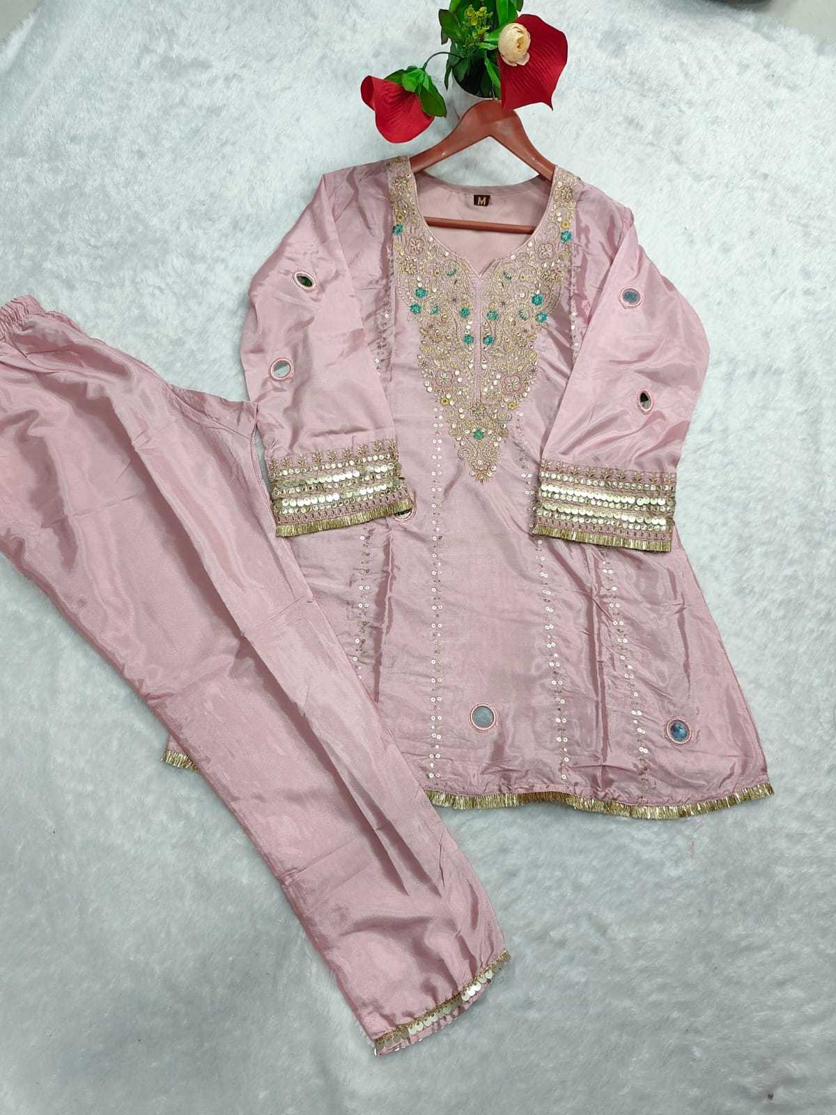 Heavy Silk Embroidery Suit