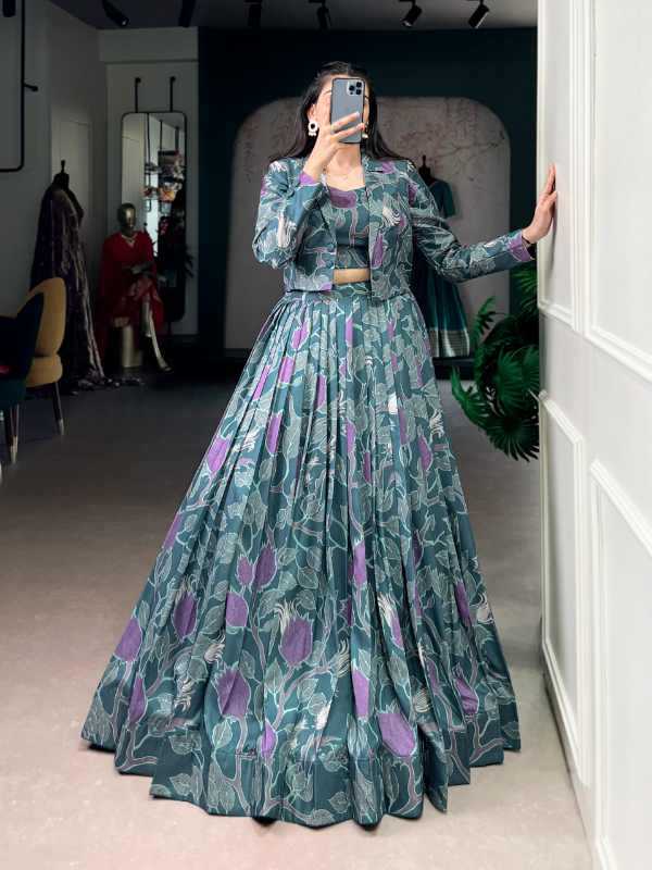 Tussar Silk Designer Lehenga 1115