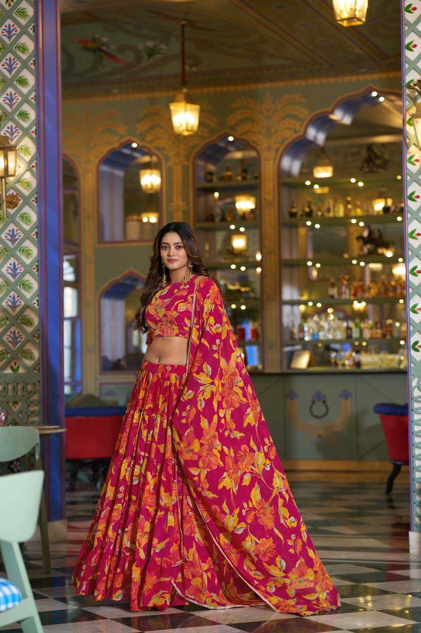 Fancy Printed Lehenga