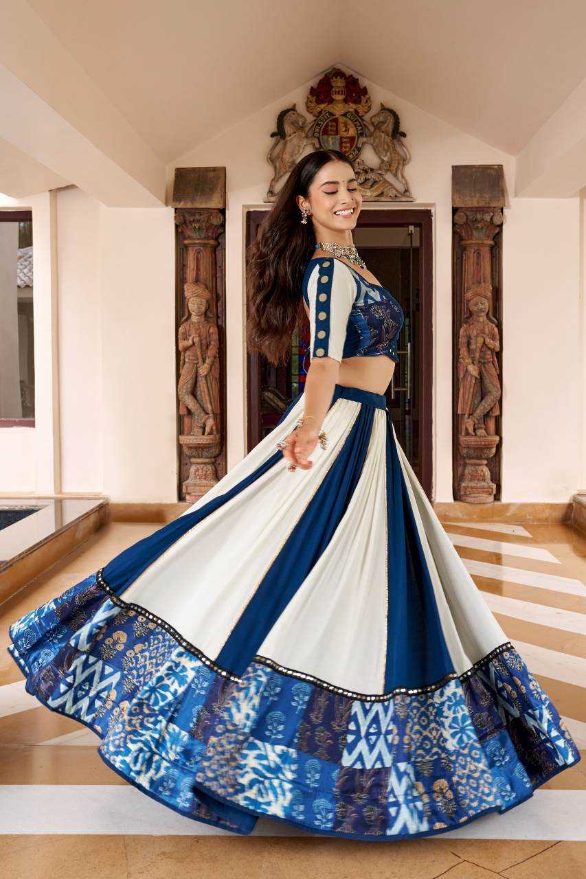 Pure Rayon Printed Lehenga JT-141871
