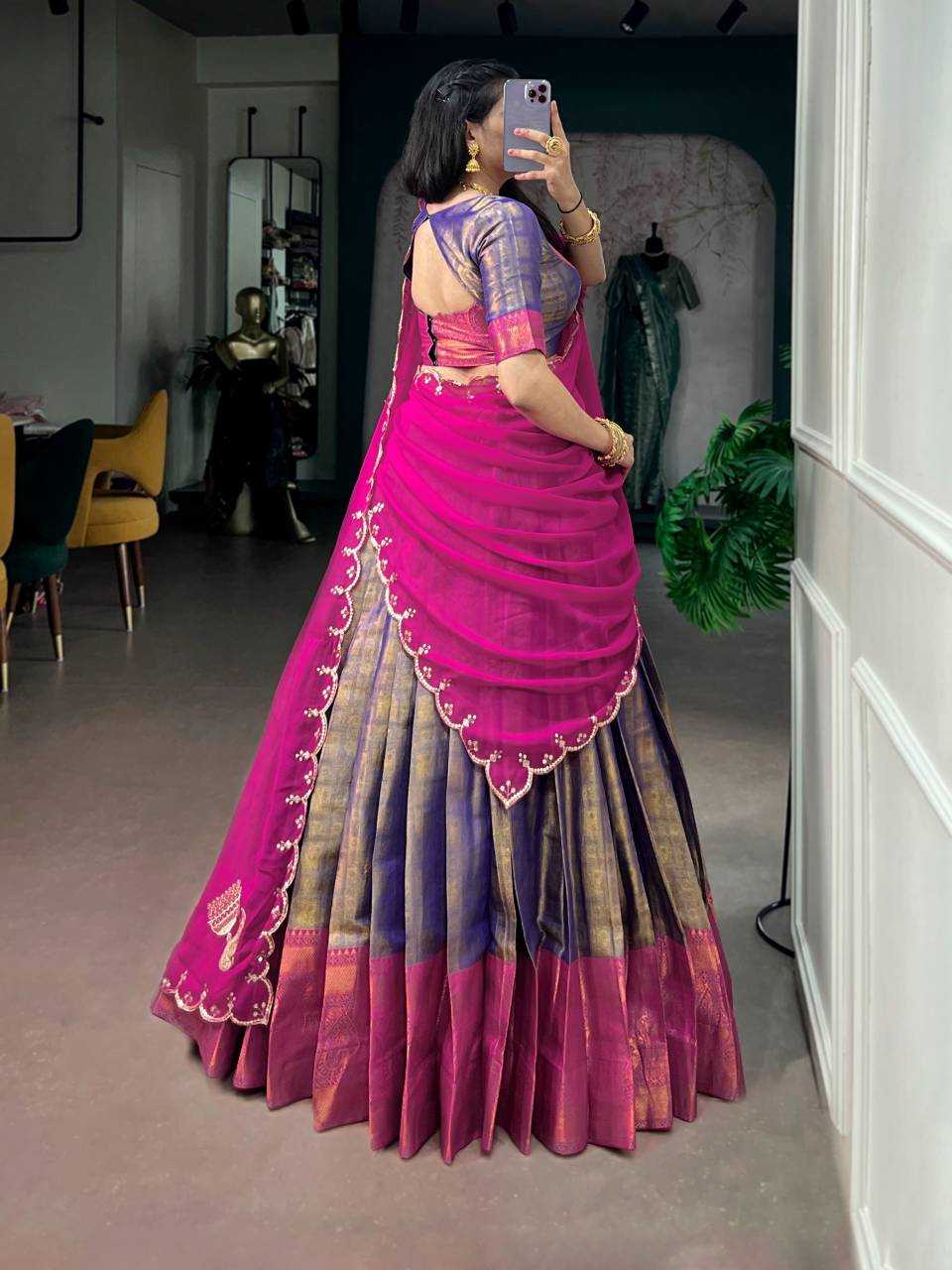 Kanjivaram Silk Lehenga 2020